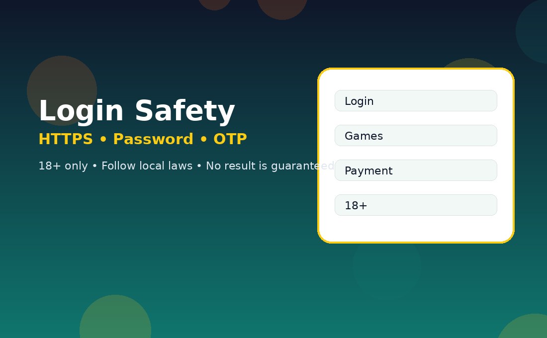 Tiranga Lottery login information card