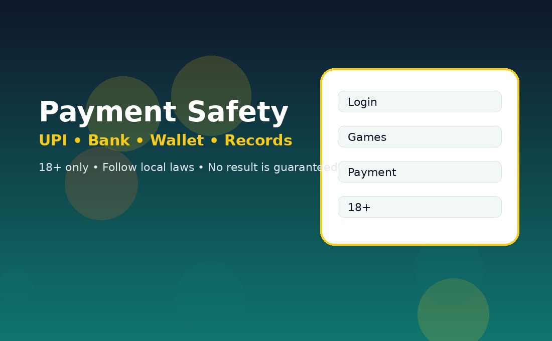 Tiranga Lottery payment information card