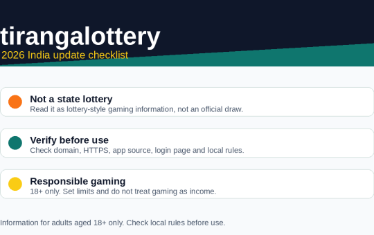 tirangalottery 2026 Update: App, Login and Payment Checks
